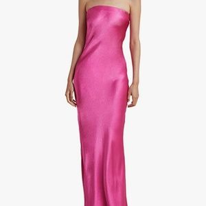 Strapless Backless Satin Mini Dress *Navy*